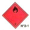 Etiquetas ADR Nº 2.1-- Gas Inflamable
