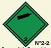 Etiquetas ADR Nº 2.2  - Gas NO inflamable