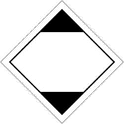 Etiquetas ADR LQ  "Bulto exento carretera"  30x30cm